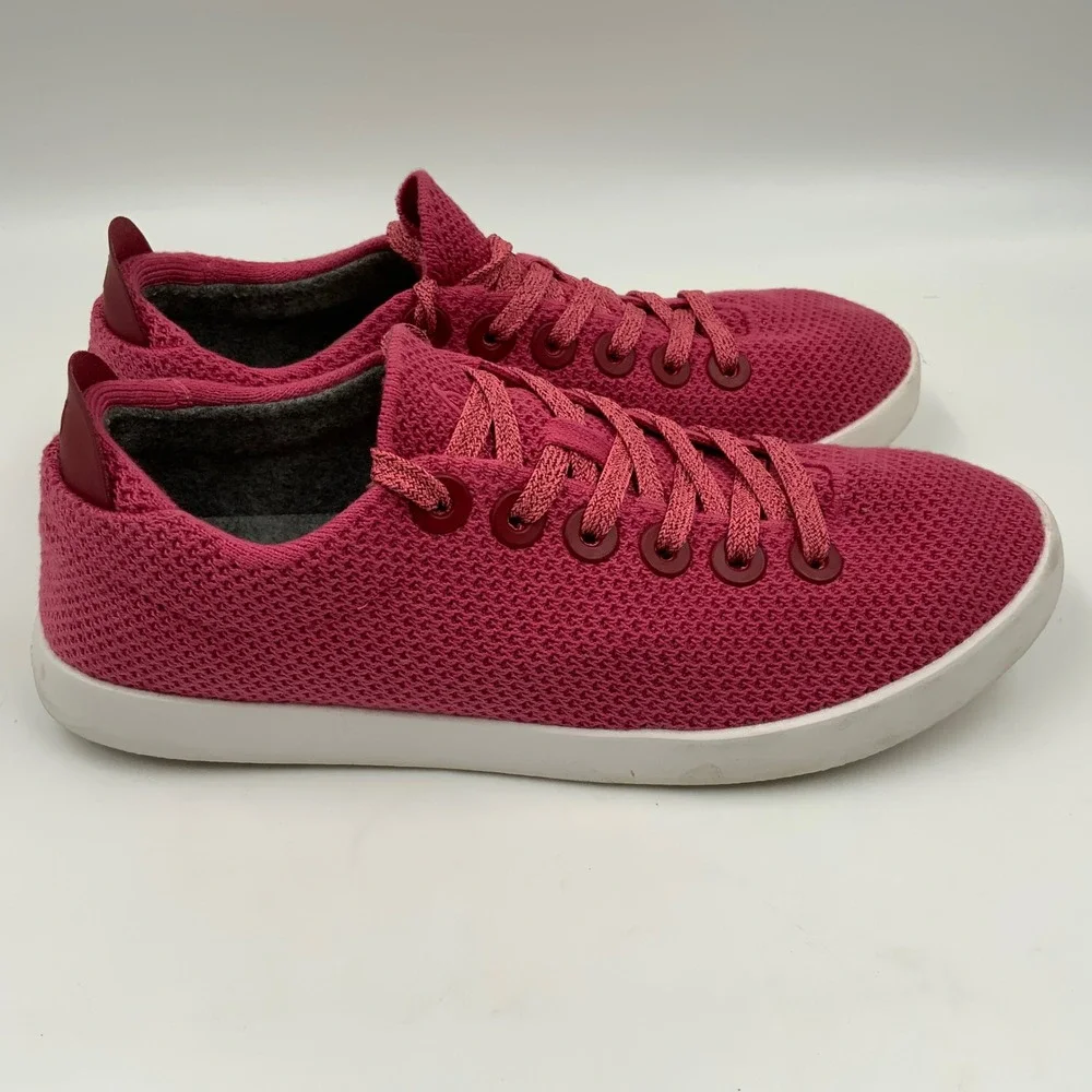 Allbirds Women's Pink‎ Knit Wool Lace Up Sneakers Shoes Size Unknown